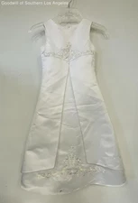 David's Bridal Dress St. Tropez Weeding Bridal Flower Girl Dress Size 5