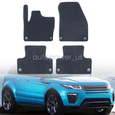 Fits 2012-2018 Range Rover Evoque Front Rear Floor Mats Carpet Waterproof Velour
