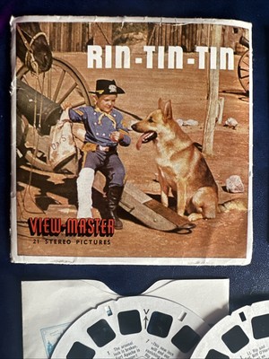 Rin-Tin-Tin View Master B467 3er Set Rollen Paket & Booklet 1955 View-master