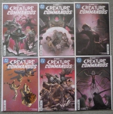 CREATURE COMMANDOS #1-6 ''A'' SET..DC 2024 1ST PRINT..NM..2,3,4,5