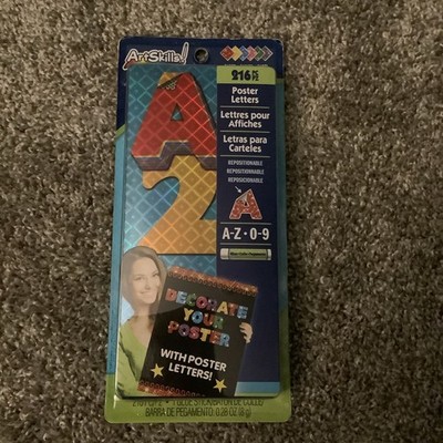 Artskills! 216 Piece POSTER LETTERS A-Z and 0-9  BRAND NEW!