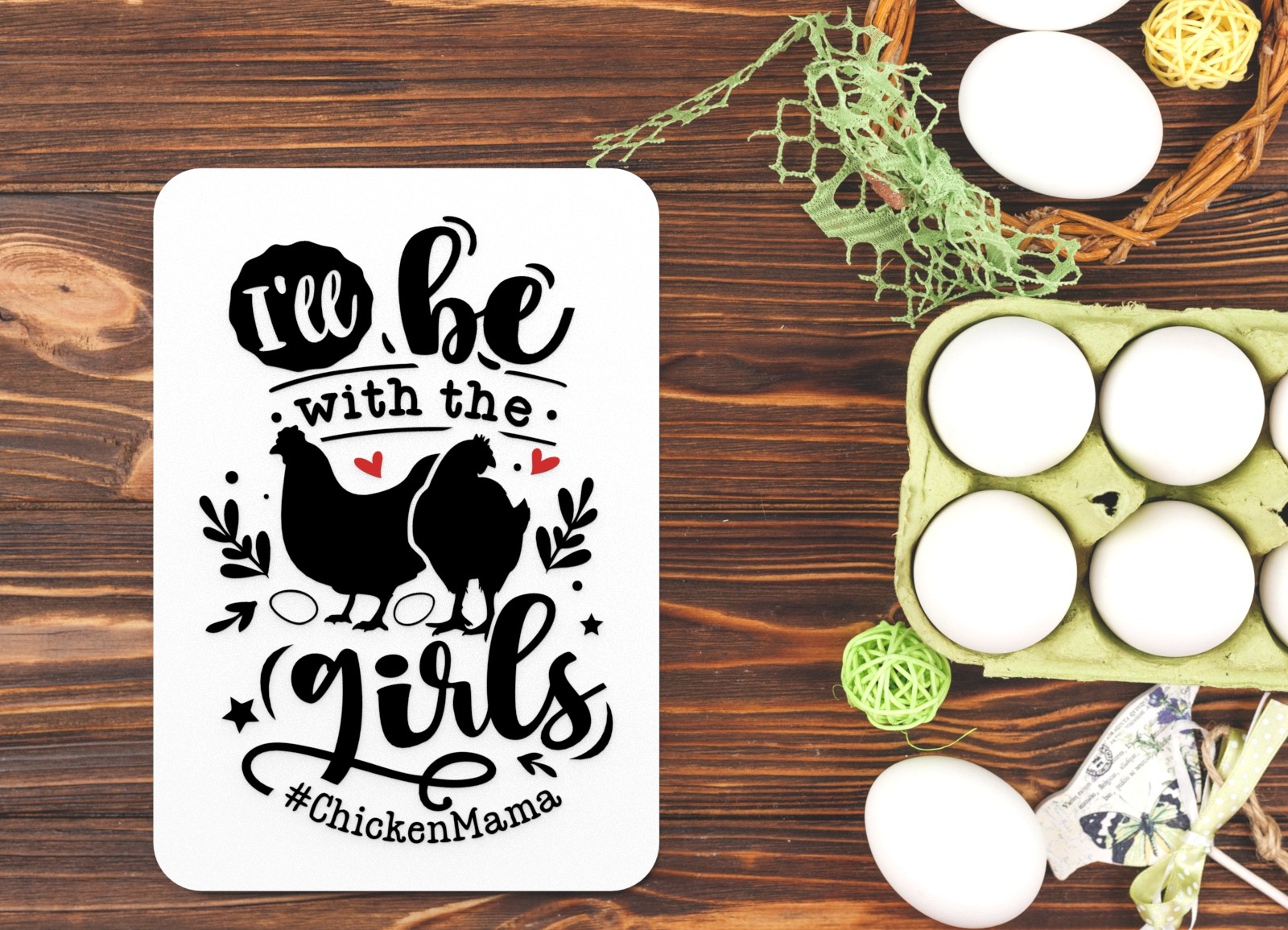 With Girls Funny Wall Sign - Great for Home or Office