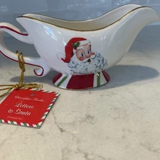 Christopher Radko Letters to Santa gravy Boat NWT