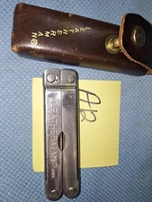 1 RARE LEATHERMAN ORIGINAL PST Multi Tool Knife BIG LETTERS JAPAN   Lot A12