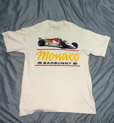 Bad Bunny 2024 PR Concert T-Shirt - MONACO F1 - Small (S) - Limited Edition Rare