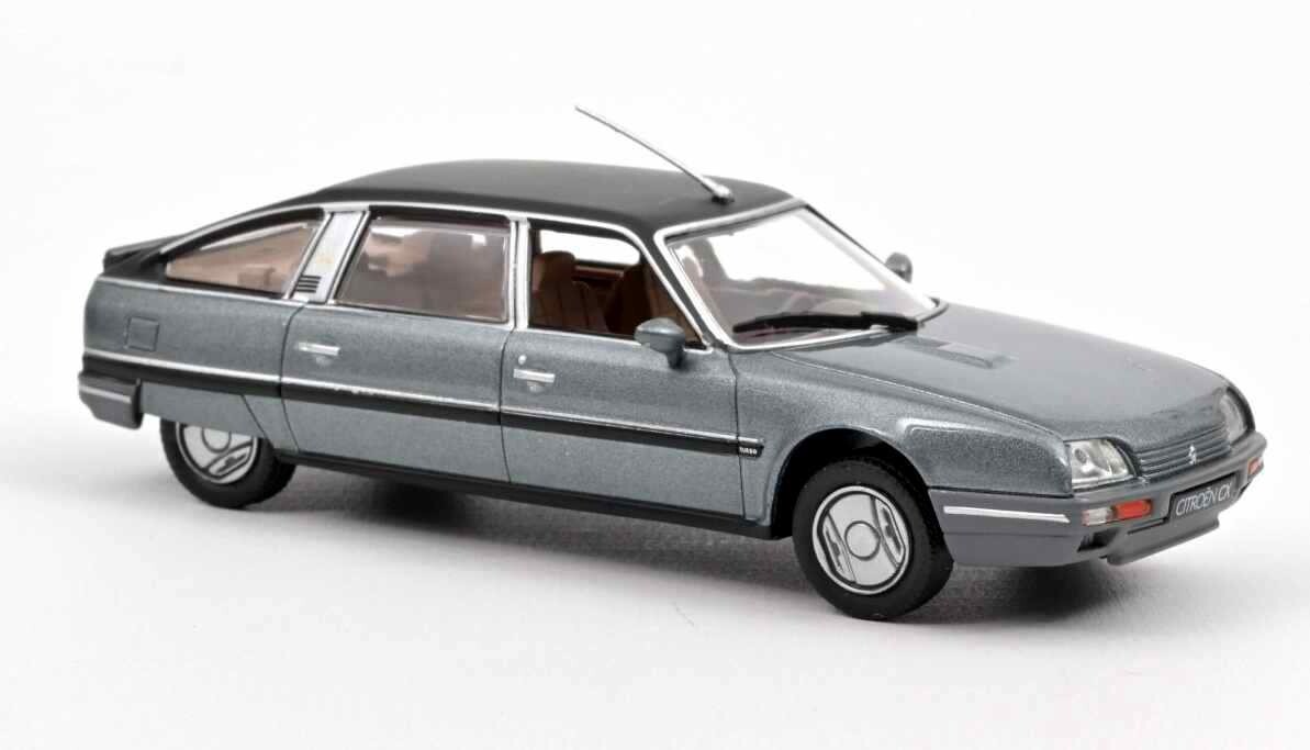Voiture Miniature CITROËN CX TURBO 2 PRESTIGE 1986 Gris Métallisé NOREV 1/43 pour Collectionneurs