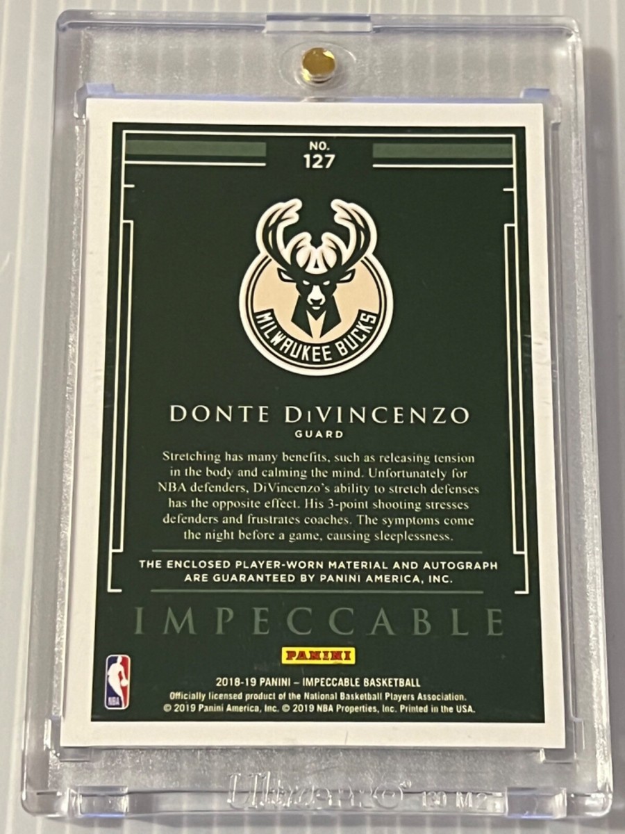 2018-19 Panini Impeccable - Elegance Rookie Jersey Autographs 