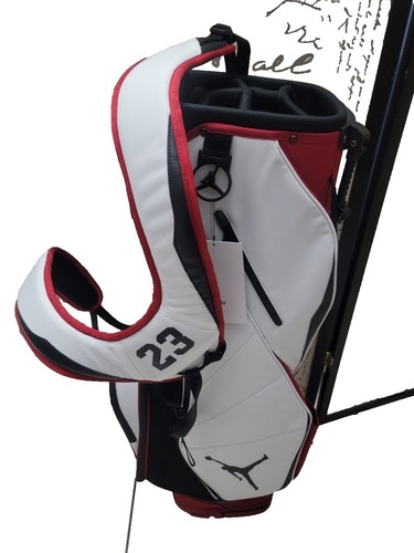Nike Victory Red Speed VRS Golf Staff Bag White Red Strap Rain