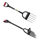 Hand Tilling Rake Deep Tilling Tool Household Digger Agricultural Tools