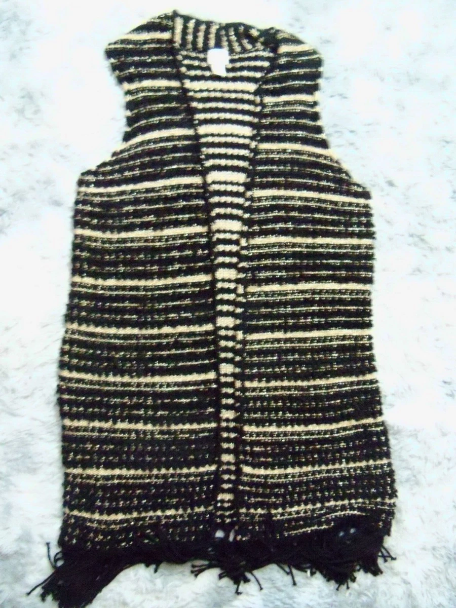 Long sweater shop vest duster