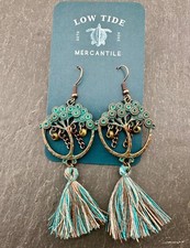 Tree of Life Copper Alloy Tassel Earrings Bohemian