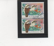 Australia Stamps 1990 Christmas set of 2 Booklet stamps very fine used FDI