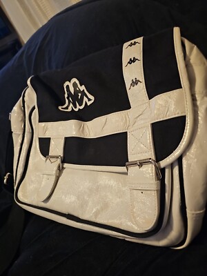 Kappa Large Black And White Bag
