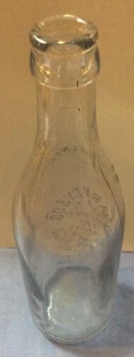 Botella transparente usada vintage N Carney & Co Lawrence Mass 9 pulgadas #37 - Imagen 4 de 8