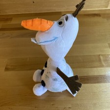 Disney Frozen 2 Olaf Plush Snowflake Sparkles Snowman 8" Stuffed Toy TY
