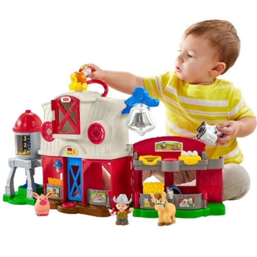 Little People Giocattolo Apprendimento Bambino Prendersi cura degli animali fattoria playset elettronico - Foto 2 di 8
