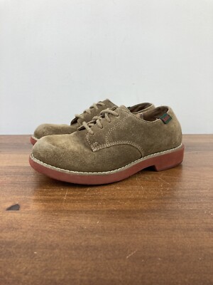 GH Bass Exeter Brown Suede Leather Nubuck Lace Up Oxford Shoes Kids  Size 1M