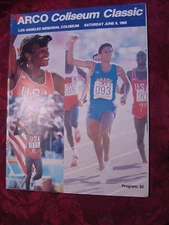 ARCO Coliseum Classic June 8 1985 Track and Field Program