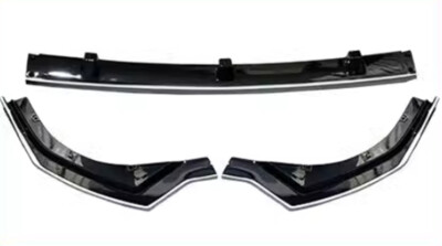For 2022-2023 Chery Arrizo 8 M1E Sedan Silver Black Front Bumper Lip Spoiler