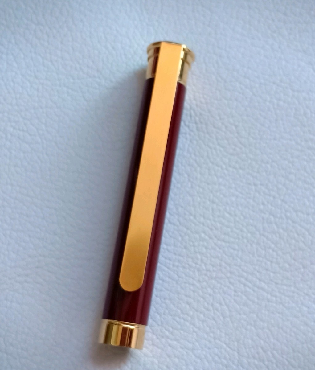NOS Montblanc Noblesse Bordeaux & Gold Plated Trim Ballpoint