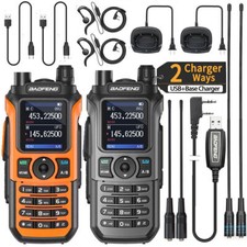 2Pack Baofeng UV-21 Pro V2 Ham Walkie Talkie Long Range VHF/UHF Fm Two Way Radio
