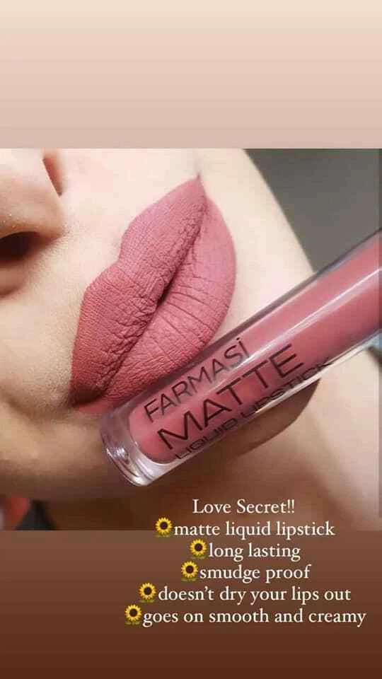 FARMASi MAKEUP LIQUID MATTE LIPSTICK LASTS ALL DAY FREE SHIPPING