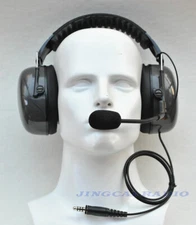 Heavy-duty Noise-reduction Headset Boom Mic with NATO Plug for Ham Radio CS