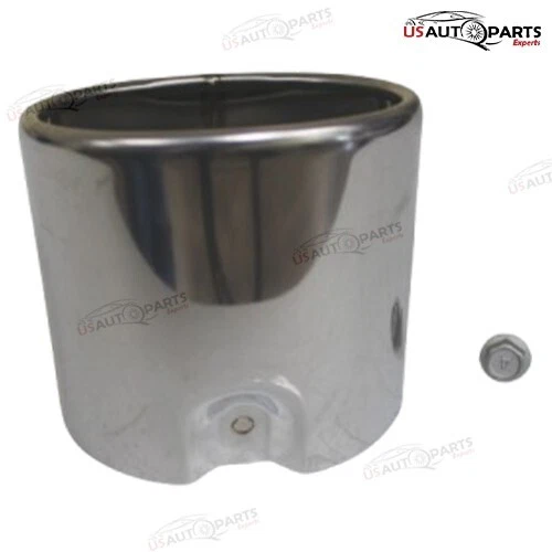 Cubierta de punta de tubo de escape de acero inoxidable genuino Subaru para Forester 2008-2018 2,5 L Foto 2 de 4