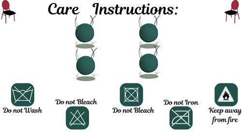 Indoor/Outdoor Waterproof Round Chair Pads Seat Cushions Garden Patio Home - Picture 14 of 26