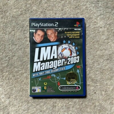 LMA Manager 2003 (Sony PlayStation 2, 2003) Codemasters mit Booklet