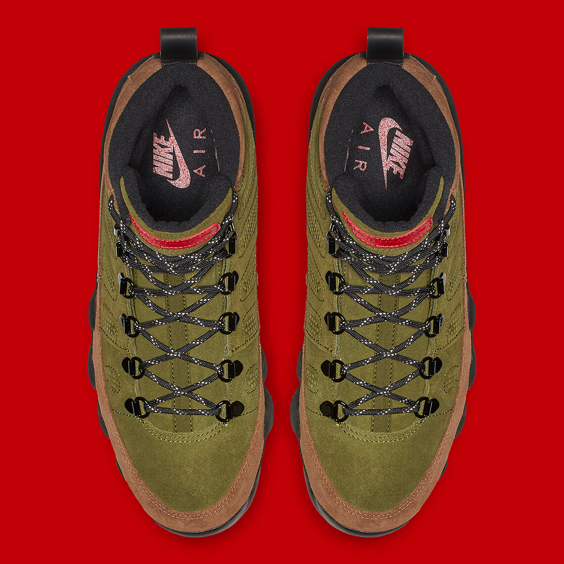 Nike Air Jordan 9 Retro NRG Boot Military Brown Legion Green