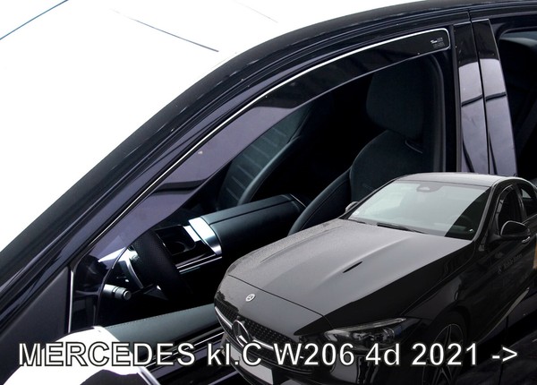Windabweiser Regenabweiser Heko FüR Mercedes C-Klasse W206 Ab 2021 4-TüRer 2-Tlg-image