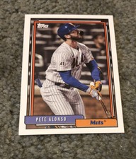 PETE ALONSO 2021 Topps Update 2021 Redux 1992 T92-31 New York Mets
