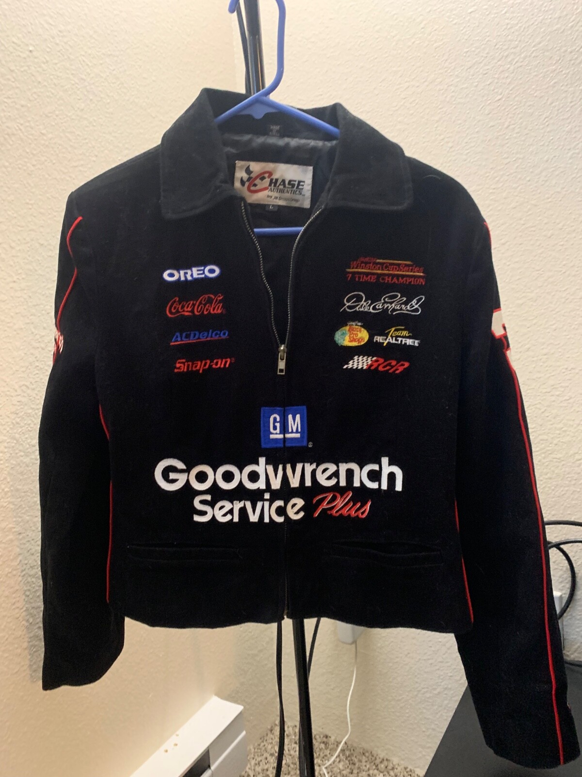 Vintage Dale Earnhardt NASCAR jacket Large collectors edition for women