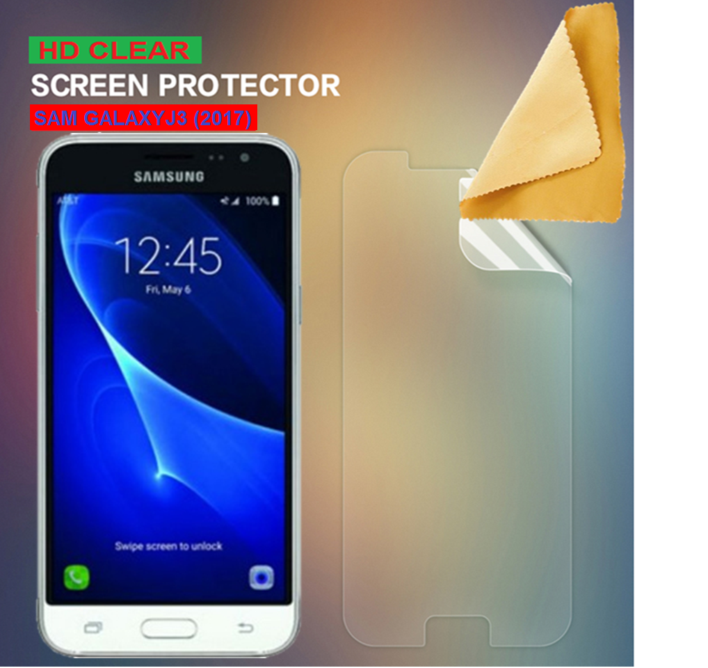 [2 PACK] Ultra Clear Screen Protector Cover Guards For Samsung Galaxy