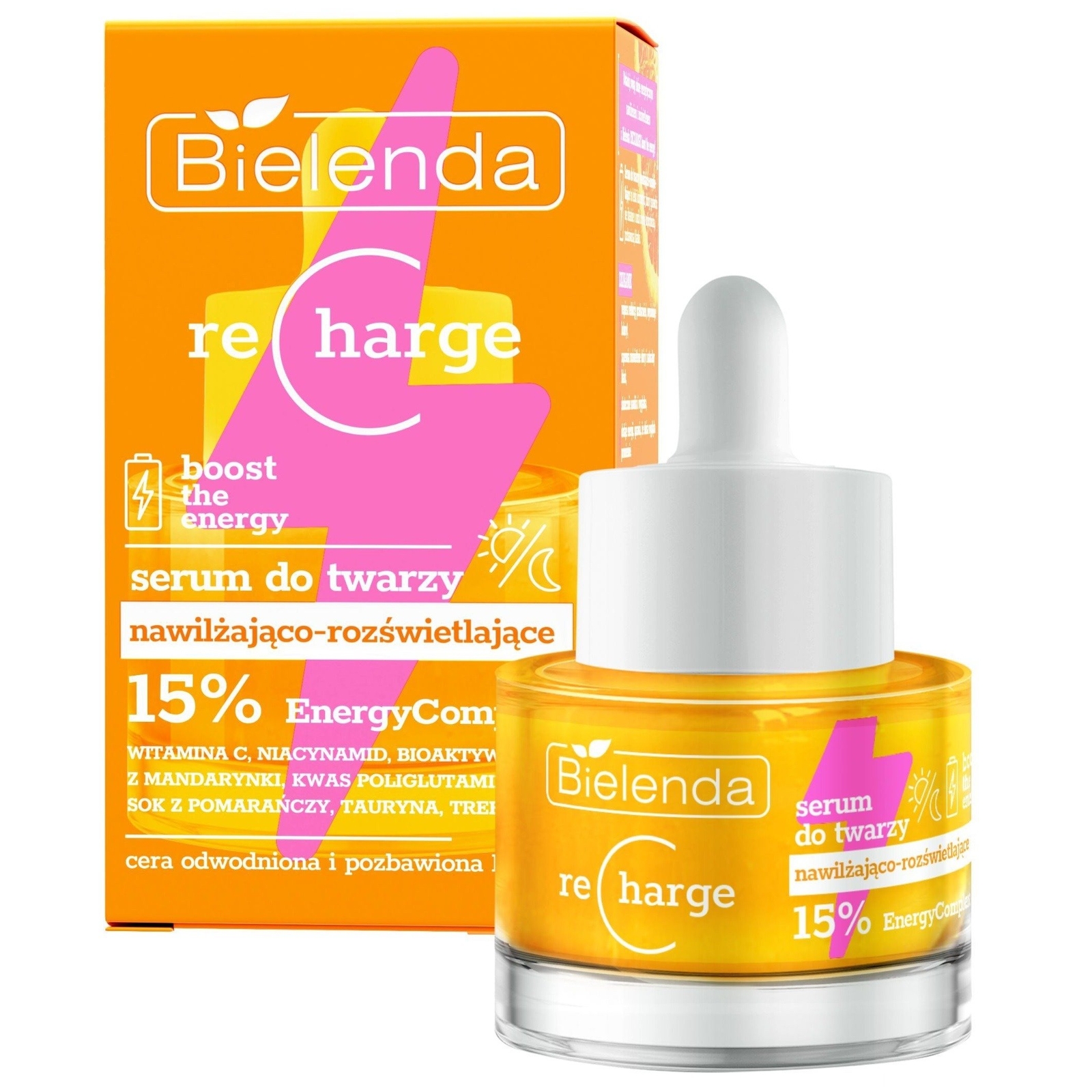 Bielenda Recharge Boost the Energy Moisturizing and Illuminating Face Serum 30ml