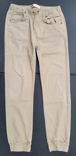 pants LS-165 LEVI’S Boy’s Jogger Drawstring Stretch XL / 20 / 30” Khaki Tan - Picture 4 of 11