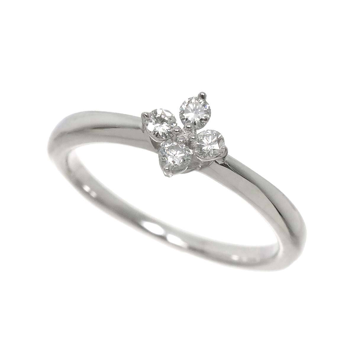 TASAKI Diamond 0.16ct Ring 18K White Gold 750 Size6(US) 90262725