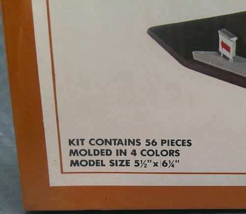 Vintage 1980 Tyco HO Scale Exxon Gas Station Plastic 56pcs Model Kit NEW SEALED - Picture 3 of 12