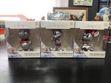 Disney 100 Limited Edition Mini Bobble Head: Pooh, Mickey & Minnie Mouse
