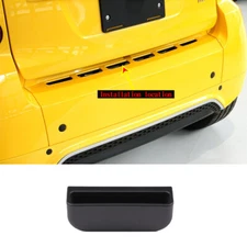 Carbon Color Car Rear Trunk Door Handle Cover Trim For Smart Fortwo 451 2009-15