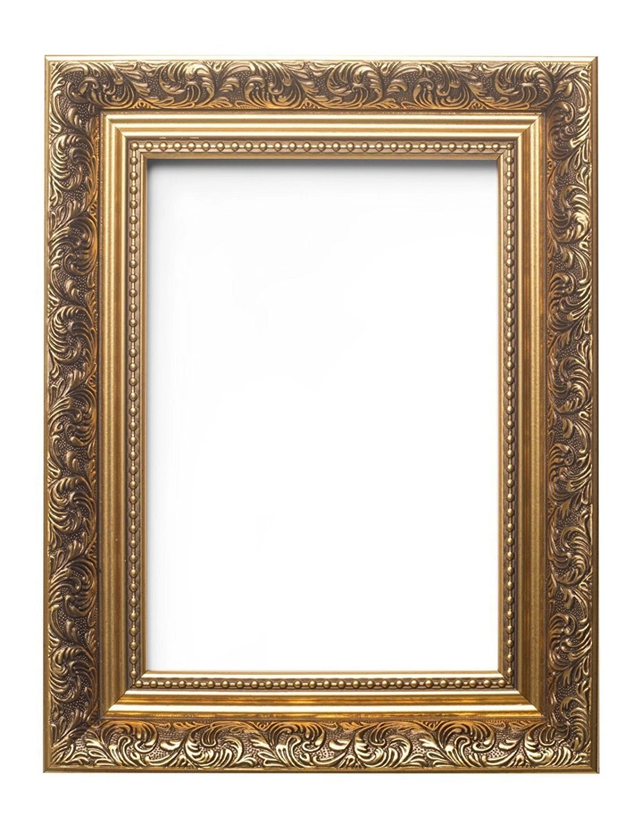 Ornate Antique Baroque Style Picture Frame Photo Framer Frame