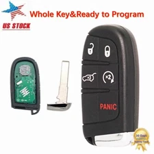 For 2017 2018 2019 2020 2021 2022 2023 2024 Jeep Compass Remote Car Key Fob