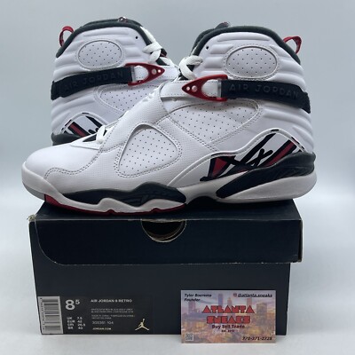 Air Jordan 8 ホワイト/レッド/ブラック Size 8.5 - Air Jordan 8 Retro Alternate White Black Red