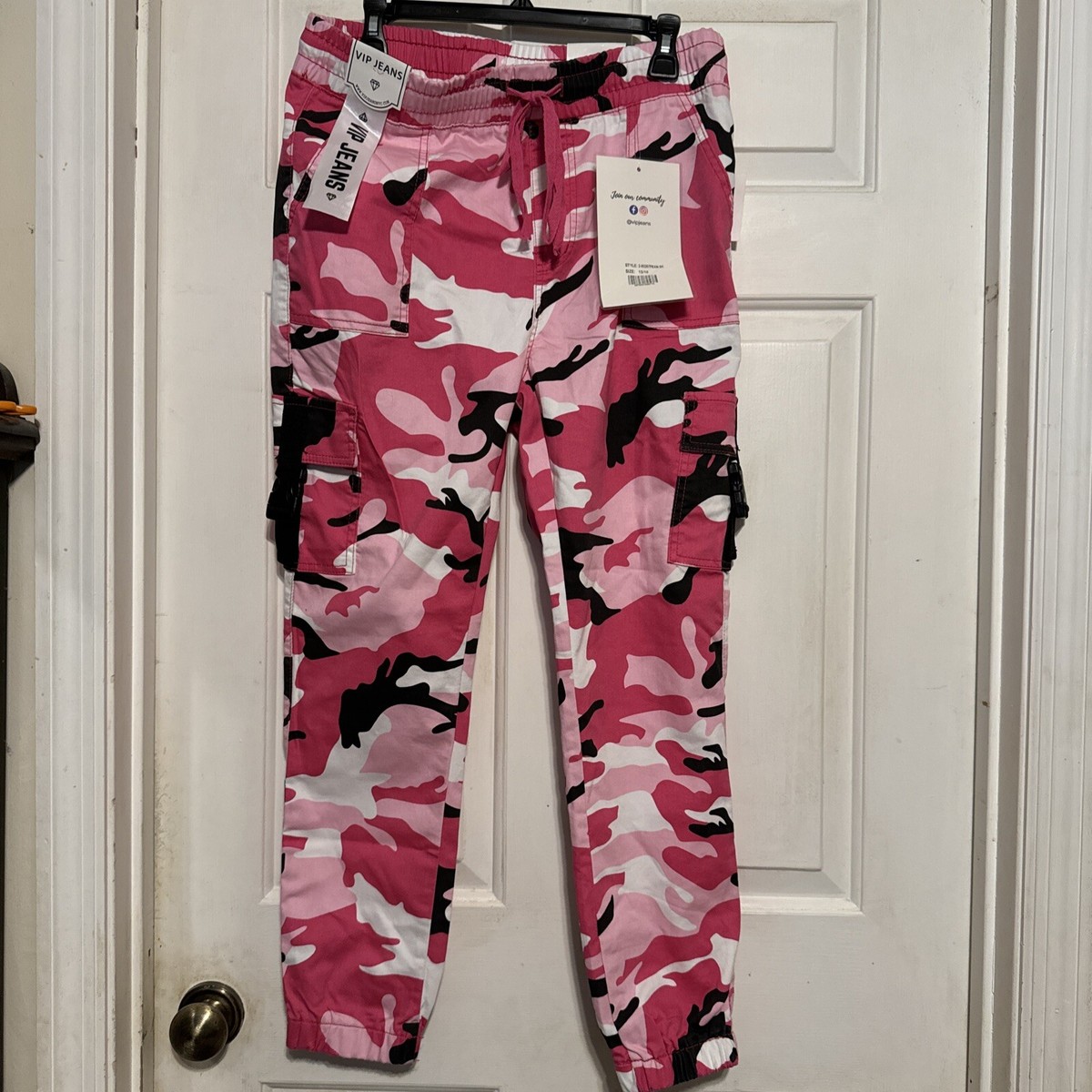 Pantalón Cargo Pantalon Rosa Camuflaje Cargo Pants Pantalones