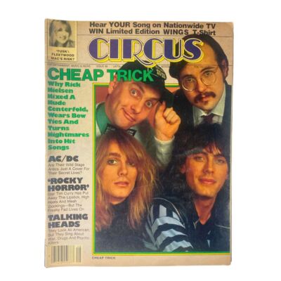 VTG Circus Magazine November 27 1979 Cheap Trick and AC/DC No Label