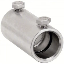 Calbrite S20500CCSS 1/2on SS set screw EMT coupling - Silver (1 Coupling)