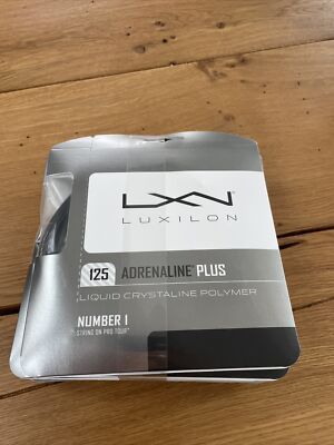 5x Luxilon Adrenaline Plus Saitenset 12,2m - Schwarz