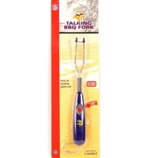 NFL Minnesota Vikings Talking BBQ Fork   New Old Stock - will need batteries