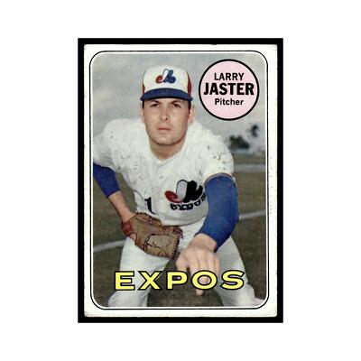 1969 Topps Baseball Card Larry Jaster Montreal Expos #496